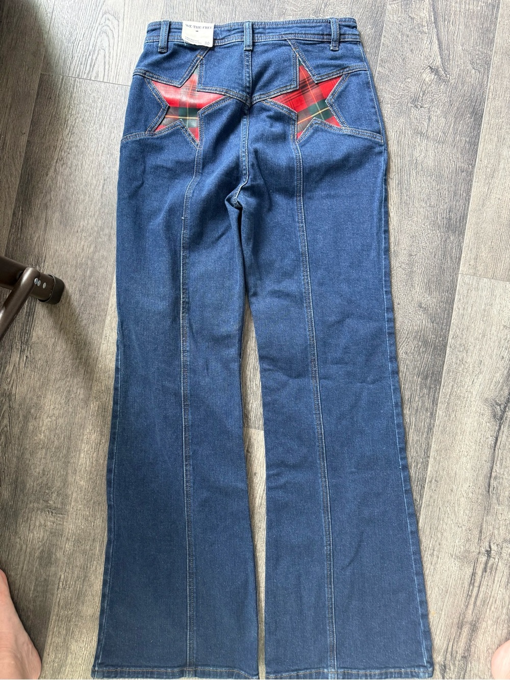 We The Free Dark Blue Flare Jeans